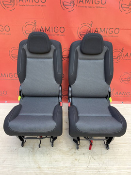 Seats set 3rd row single seat Berlingo Doblo Combo Partner Rifter ProAce City