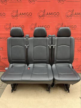 Rear Seats 2+1 bench single seat MERCEDES W639 Vito Tourer Viano leatherette RHD