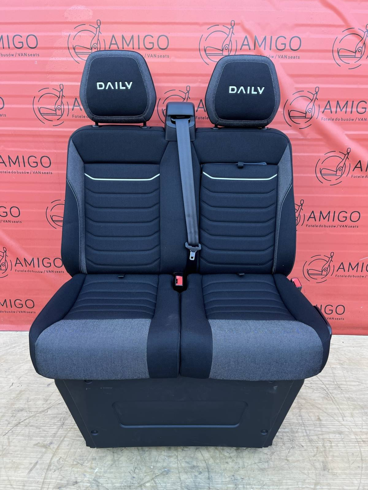 Iveco Daily VI 2014-2025 Seat double front bench cupholder passenger LHD