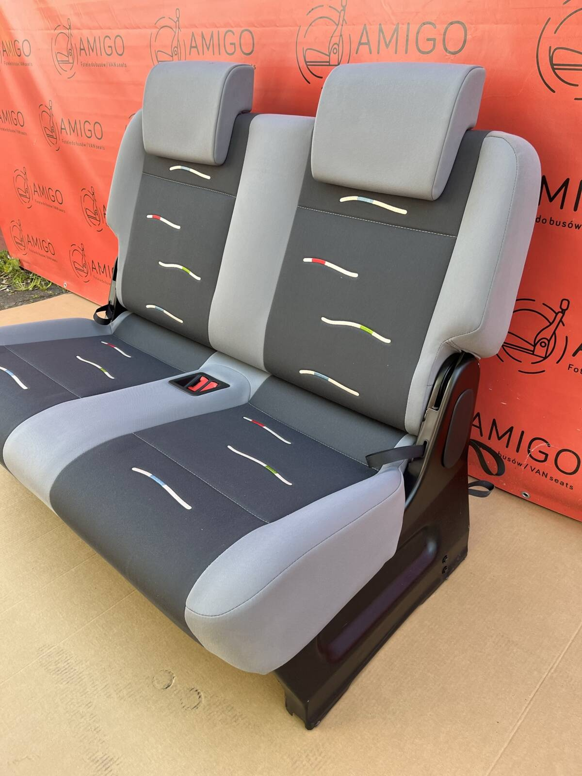 Seat rear bench double VW Caddy MAXI 3rd row