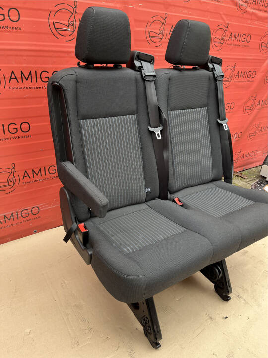 Seat Ford Transit MK8 bench double rear two-seats Capitol armrest