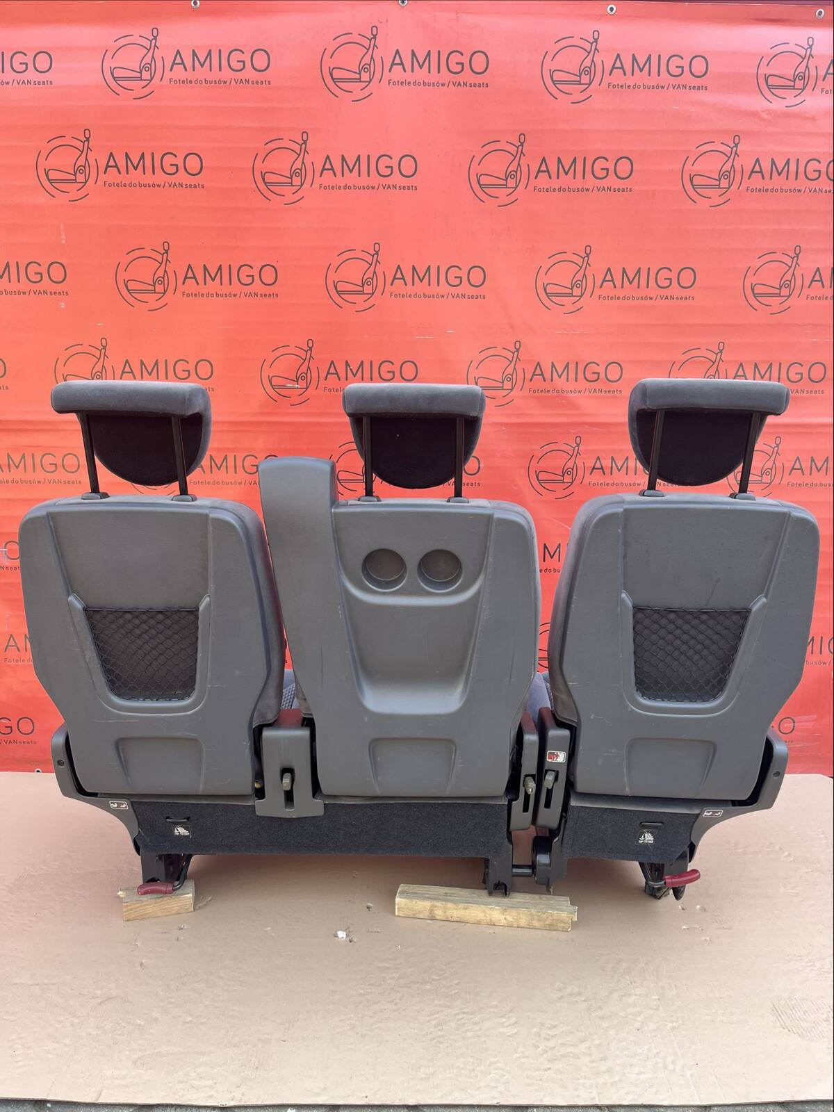 Bench rear triple double single seat Scudo Jumpy Expert ProAce 2006-2016 velour