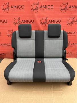 Seat rear bench double Pandu grey VW Caddy MAXI third row NEW!