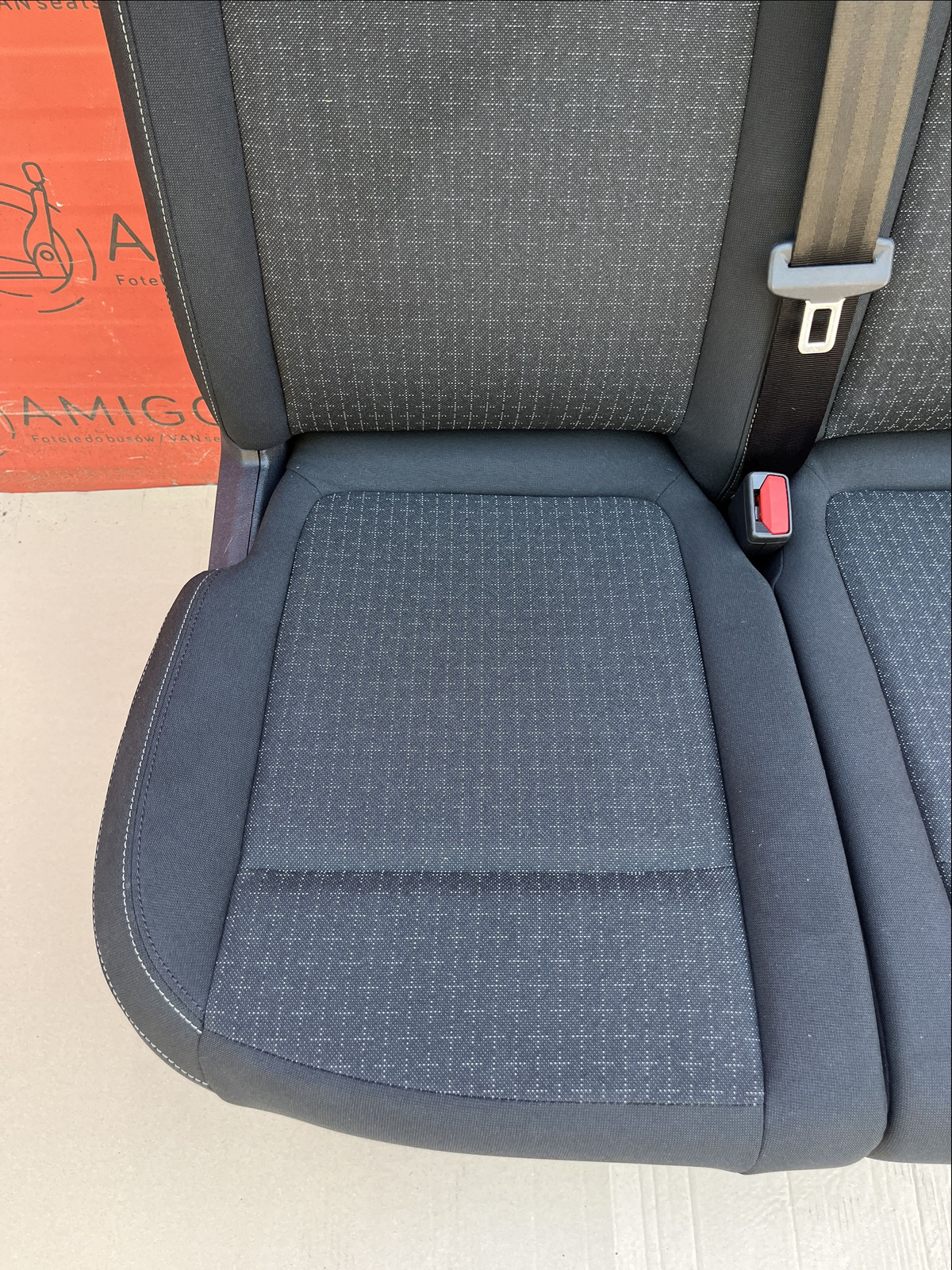 New Ford Transit Custom 23-25 Plus black onyx double front passenger seat LHD