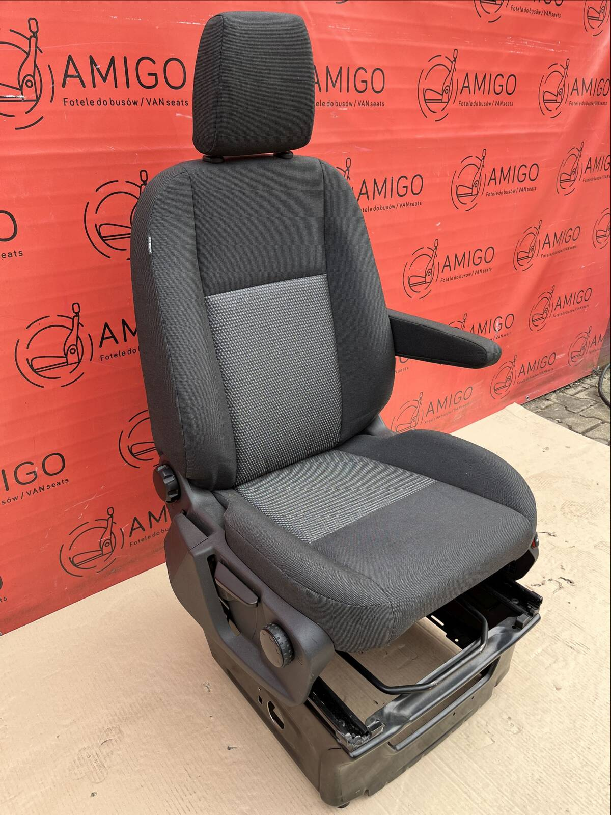Ford Transit Custom MK8 Seat EU passenger | UK Driver armrest 2012-2021 Traxon Airbag Heated