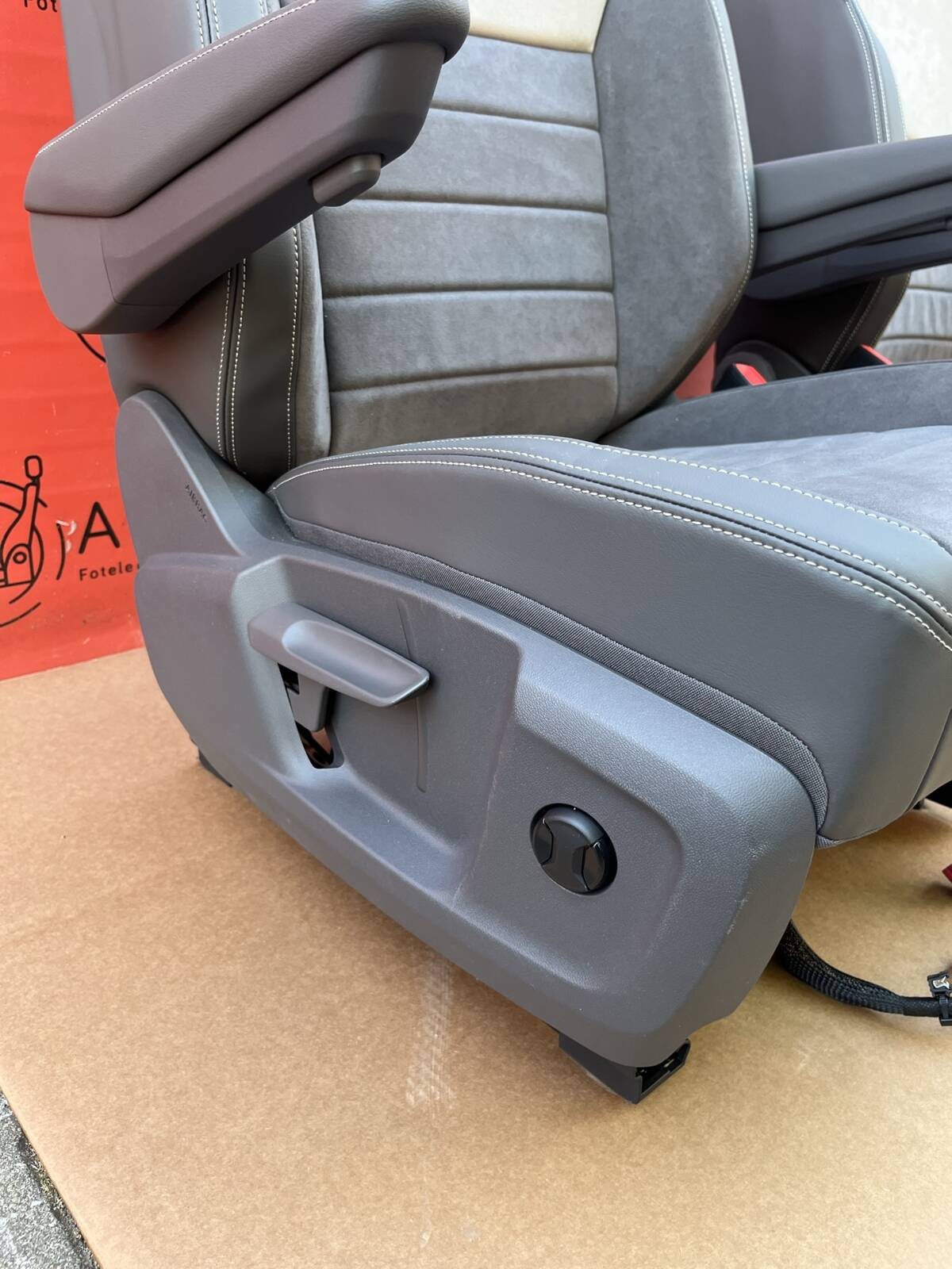 Seats front NEW VW Multivan T7 ArtVelours heated armrests