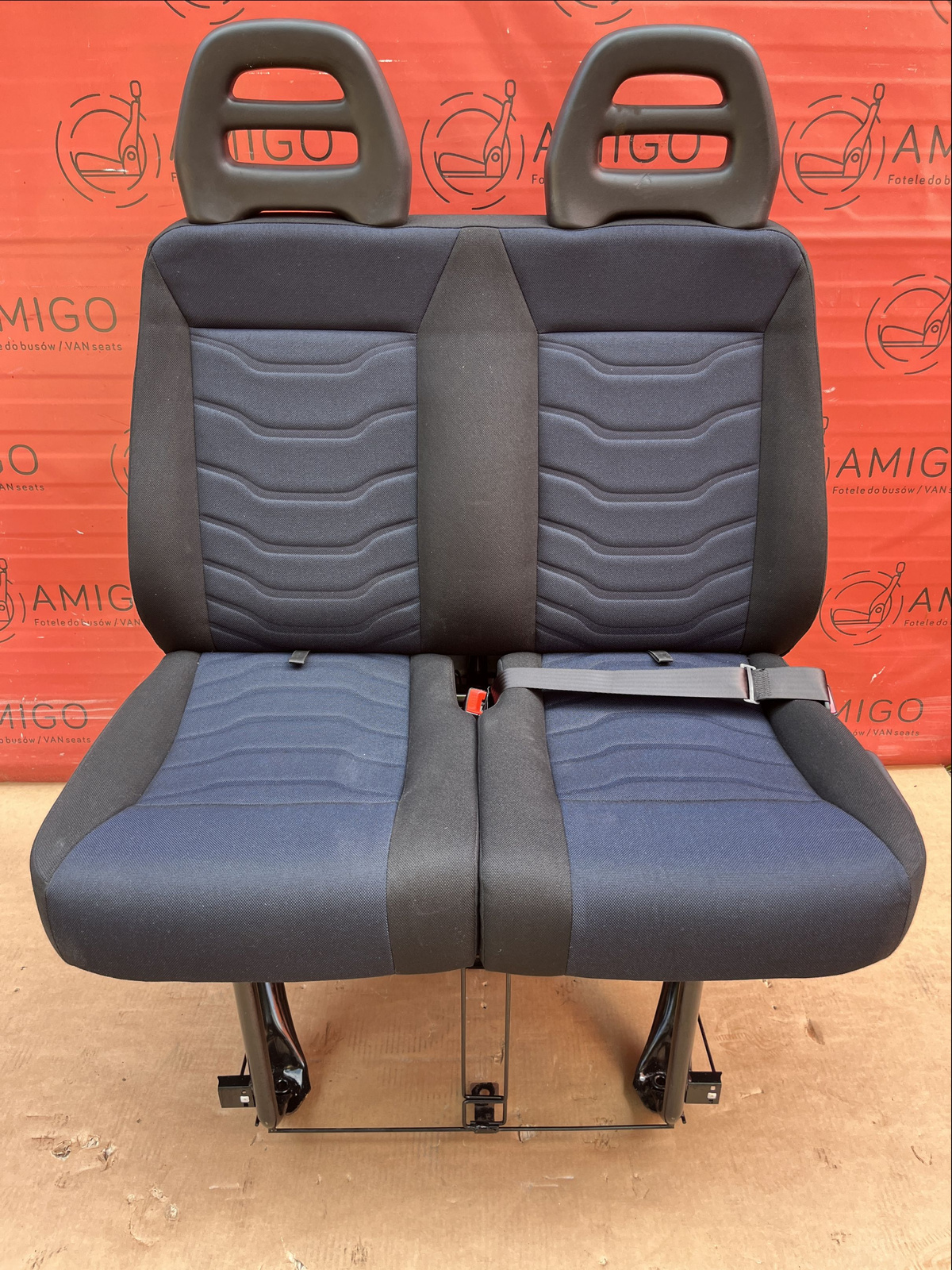 Iveco Daily VI 2014-2022 Seat double front bench cupholder passenger LHD