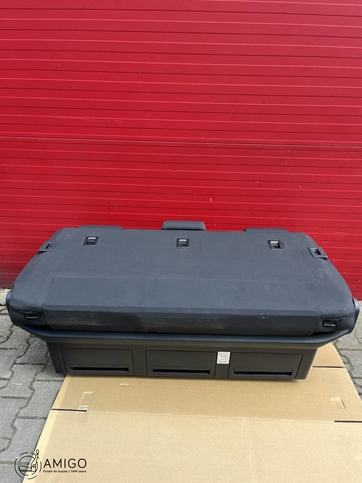 Bench rear triple seat VW T6.1 T6 Multivan Caravelle Circuit black t5