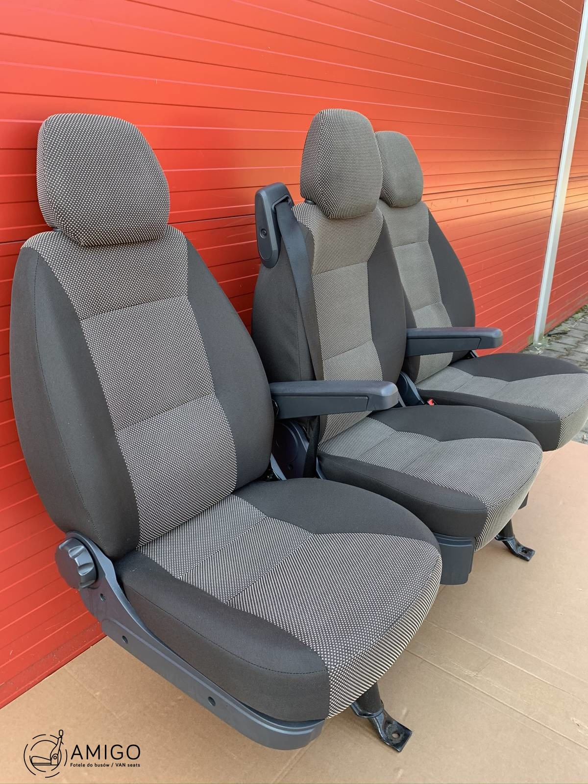 Seat Fiat Ducato Boxer Jumper Citroën Relay bench triple rear armrests