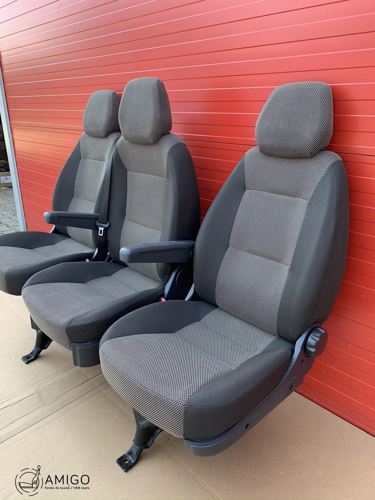 Seat Fiat Ducato Boxer Jumper Citroën Relay bench triple rear armrests