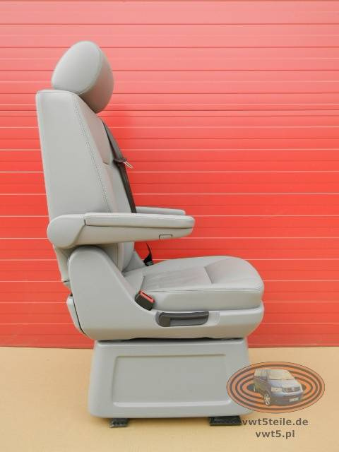 Seat VW T5 Multivan gray leather swivel armrests