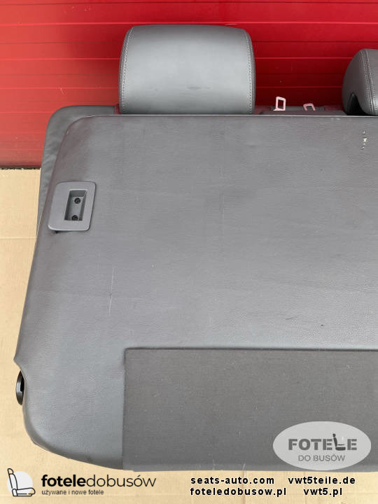 Bench rear triple seat VW T5 anthracite leather Multivan Caravelle CONCERT t6