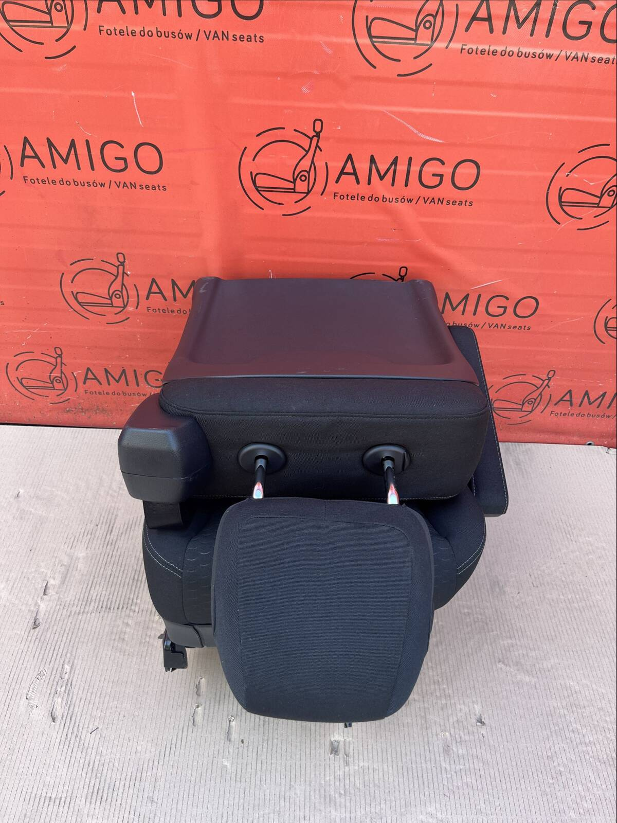 Seat single rear left Renault Trafic SpaceClass V-class W447 Black Connect