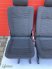 Bench rear triple seat VW T6.1 T6 Transporter Circuit Black single + double LHD