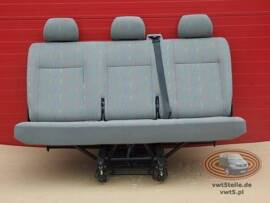 Bench rear triple seat VW T5 Transporter INKA INCA | SET TO SECOND ROW belts mou
