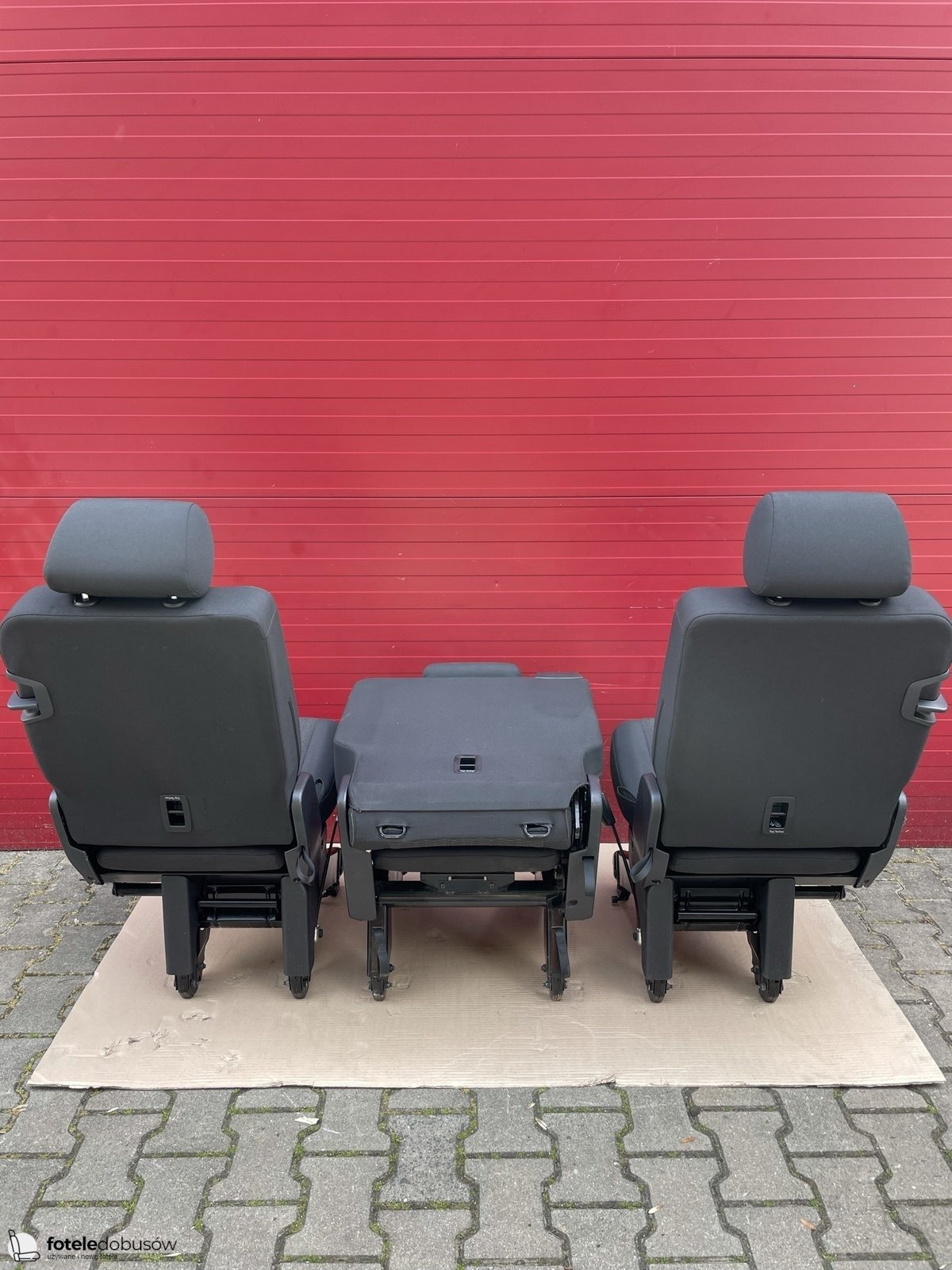 Bench rear triple seat VW T6 Transporter PANDU t5 3x single