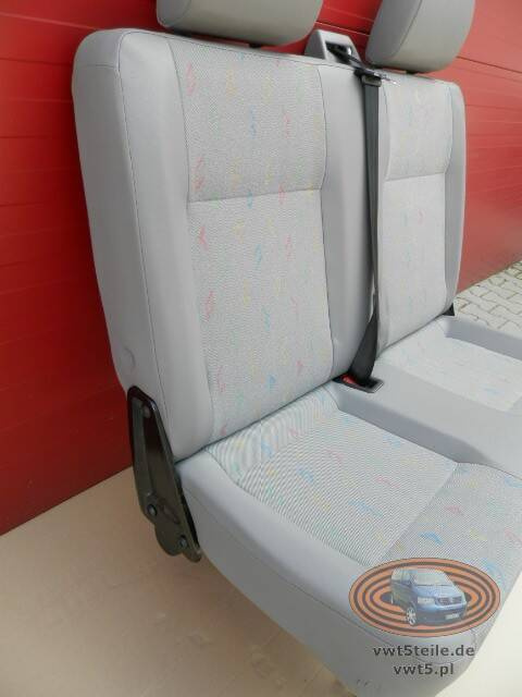 Seat Volkswagen VW T5 Inka rear double passenger bench RHD