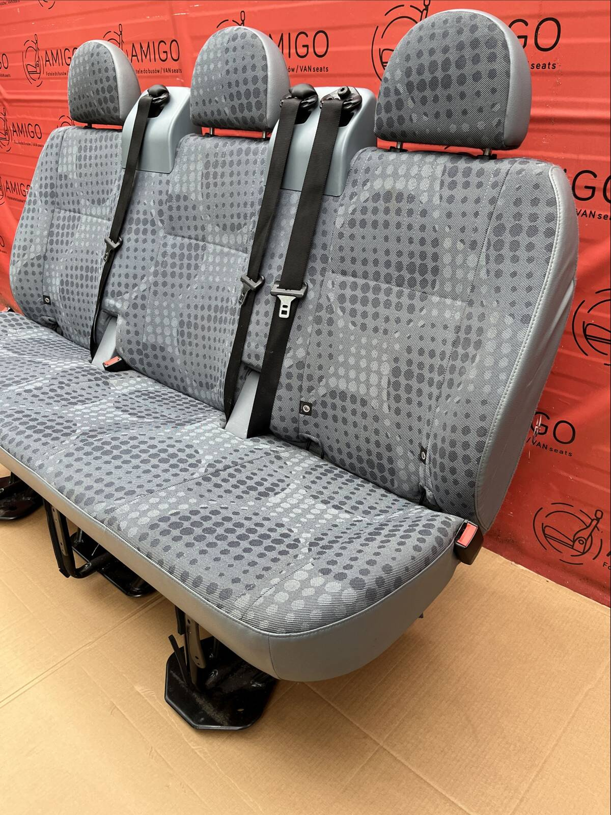 Seat Ford Transit MK7 bench triple rear three-seats isofix