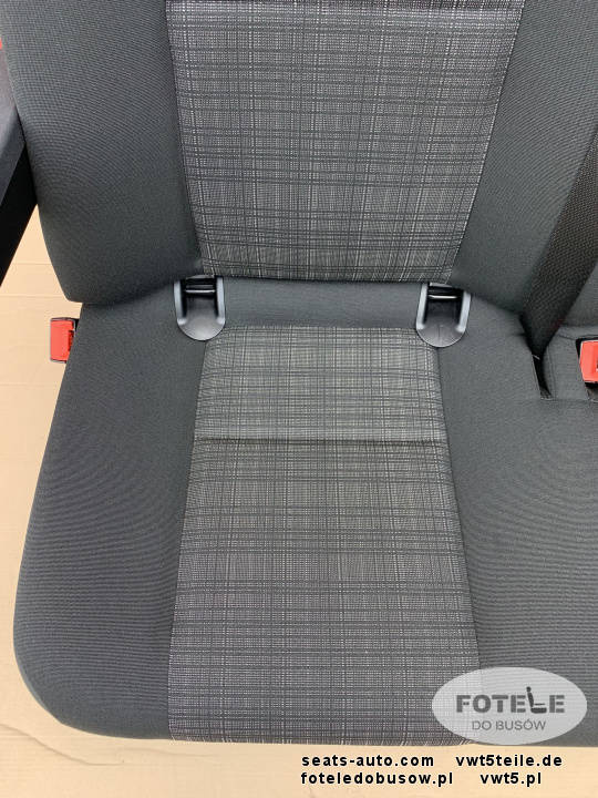 Seat Mercedes Sprinter W906 rear double bench seat with armrests isofix TUNJA