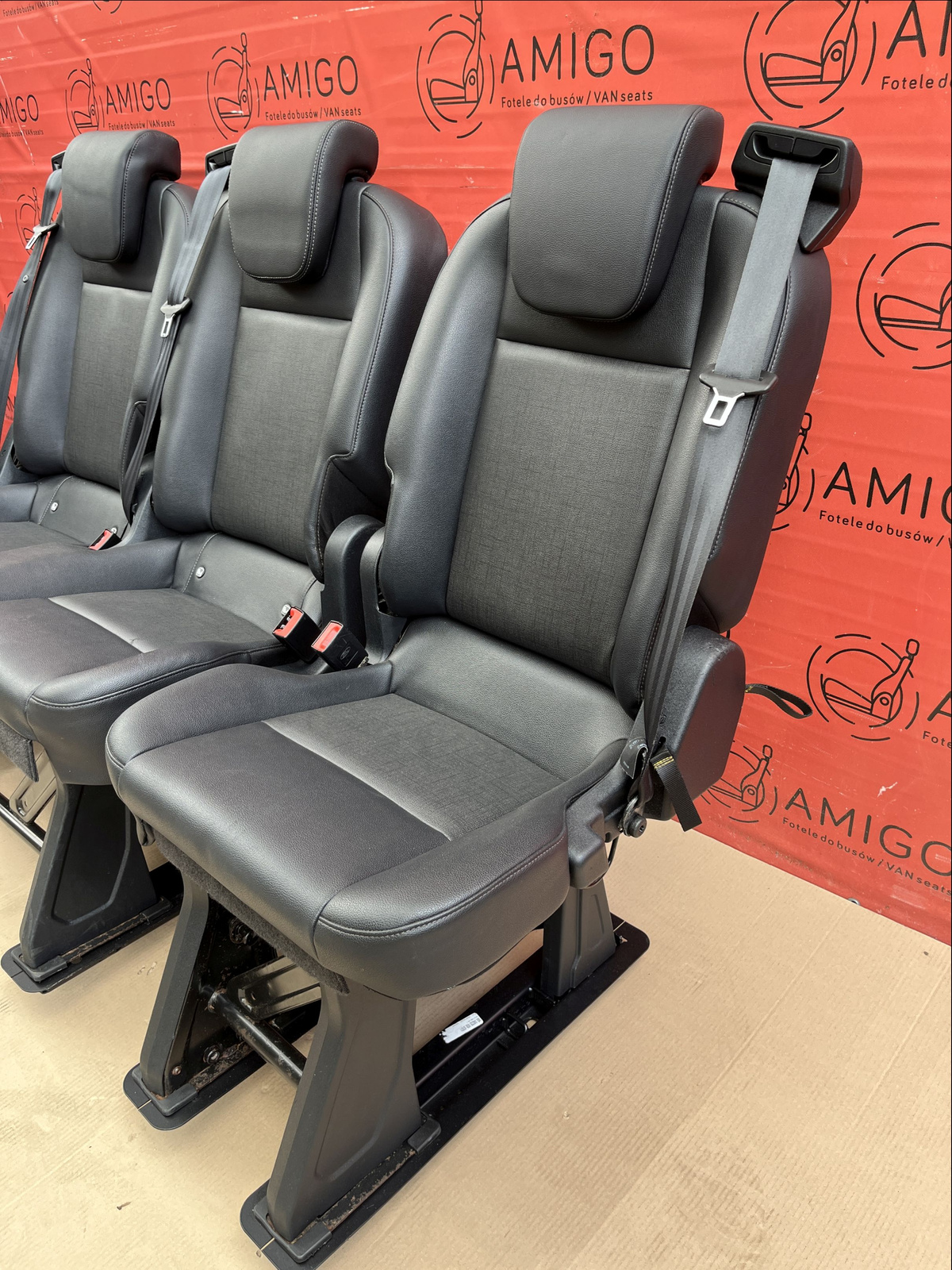 Seat 2+1 Ford Transit Custom 2013-2023 bench rear seats double single RHD