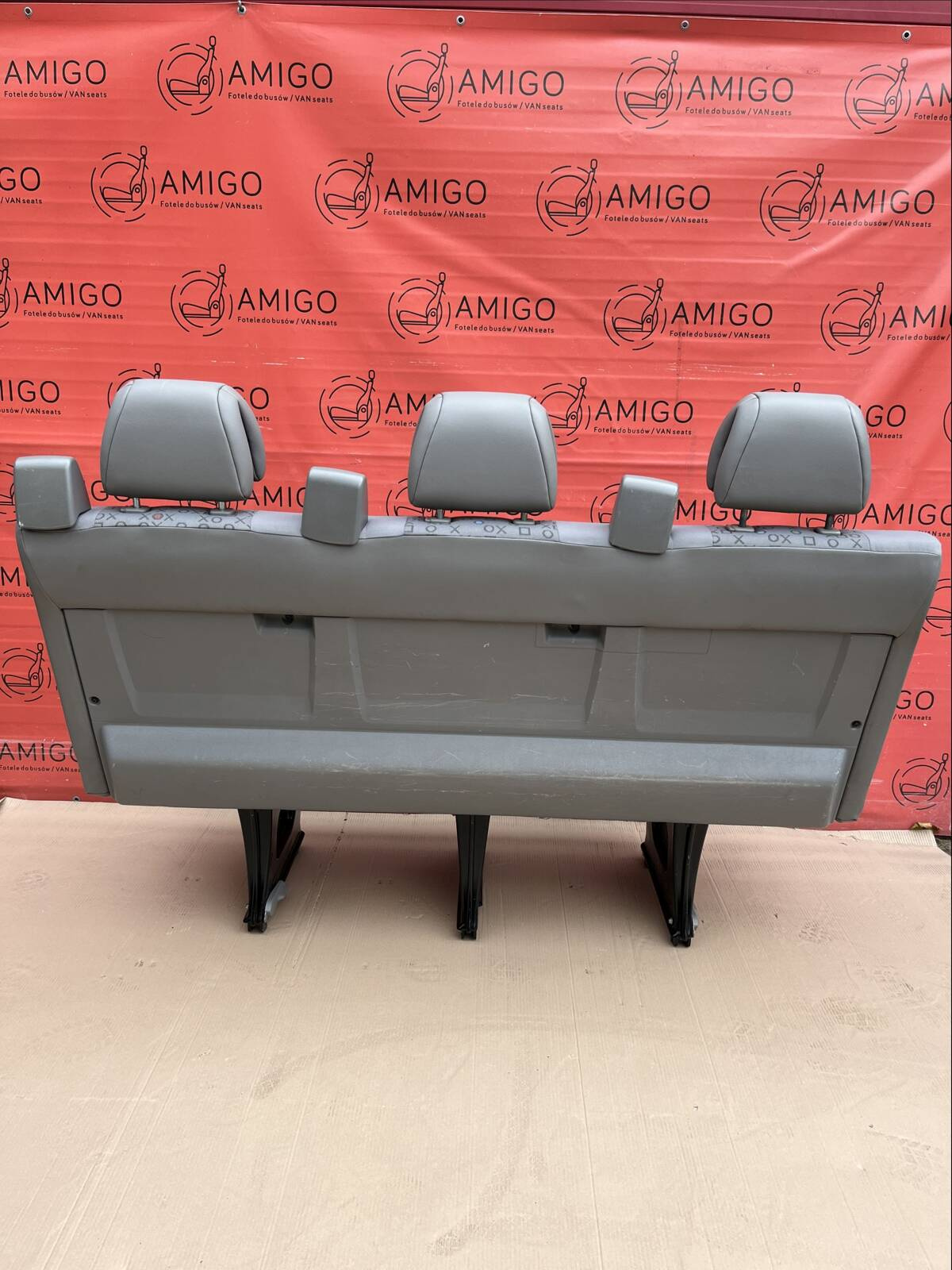 Seat VW Crafter I Mercedes Sprinter W906 2006-2016 rear triple bench OX
