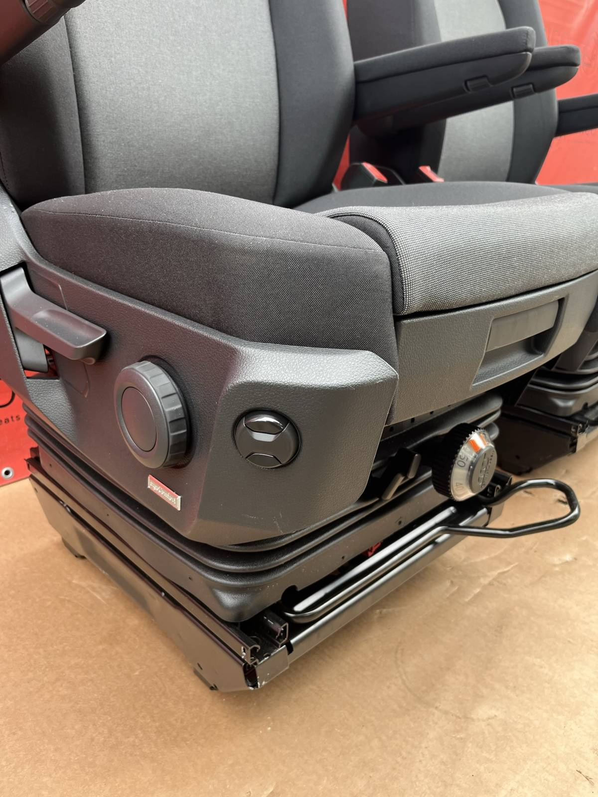 VW Crafter II MAN TGE 2016-2025 driver & passenger seat captain armrest suspension