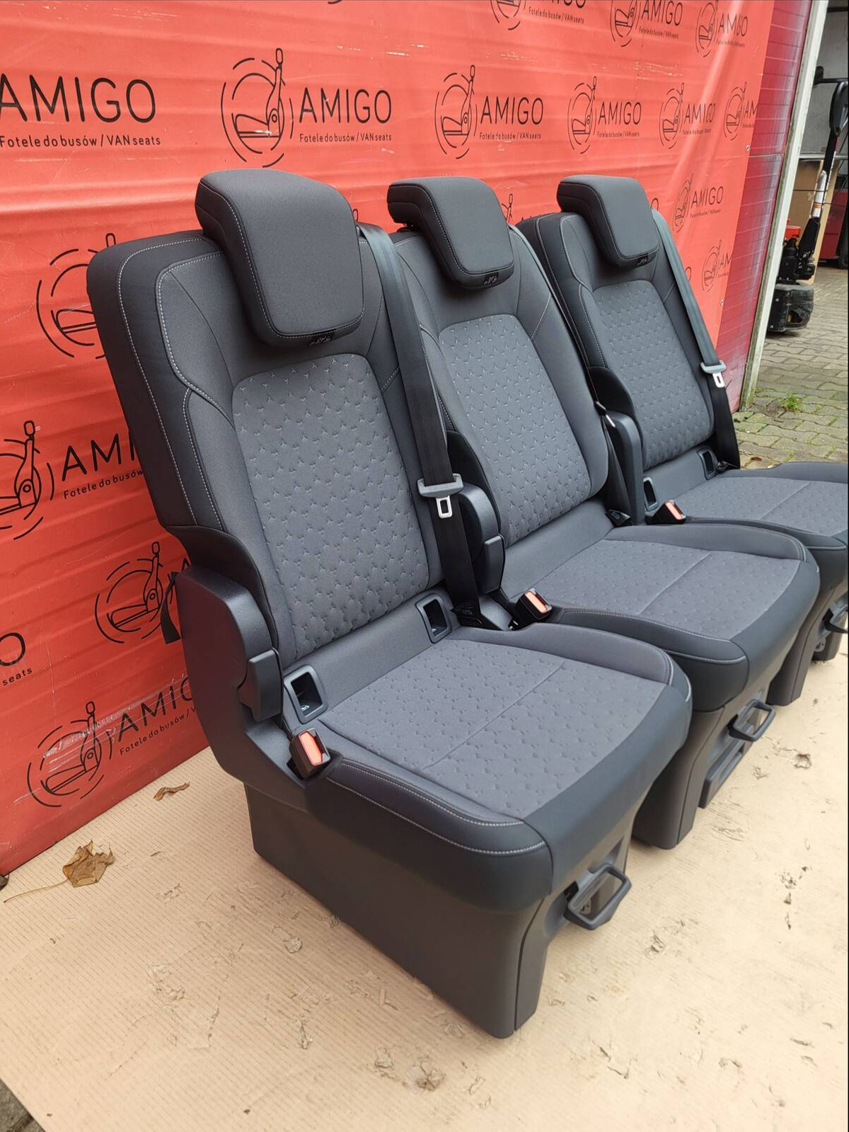 Seat 1+1+1 Ford Transit Tourneo Custom V710 2024-2025 bench rear seats triple single