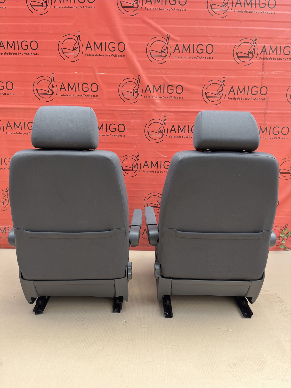 Driver passenger Captain seats seat airbag VW T5 Anthracite DUO Caravelle