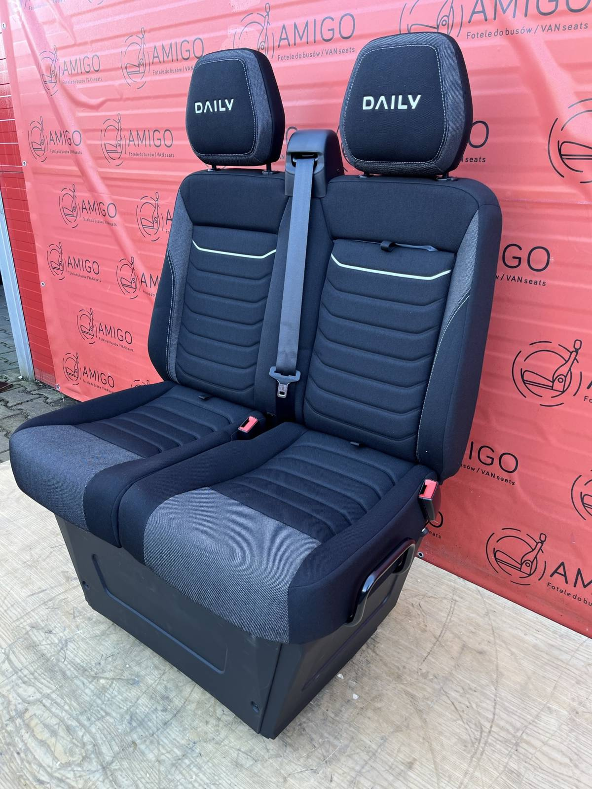 Iveco Daily VI 2014-2025 Seat double front bench cupholder passenger LHD