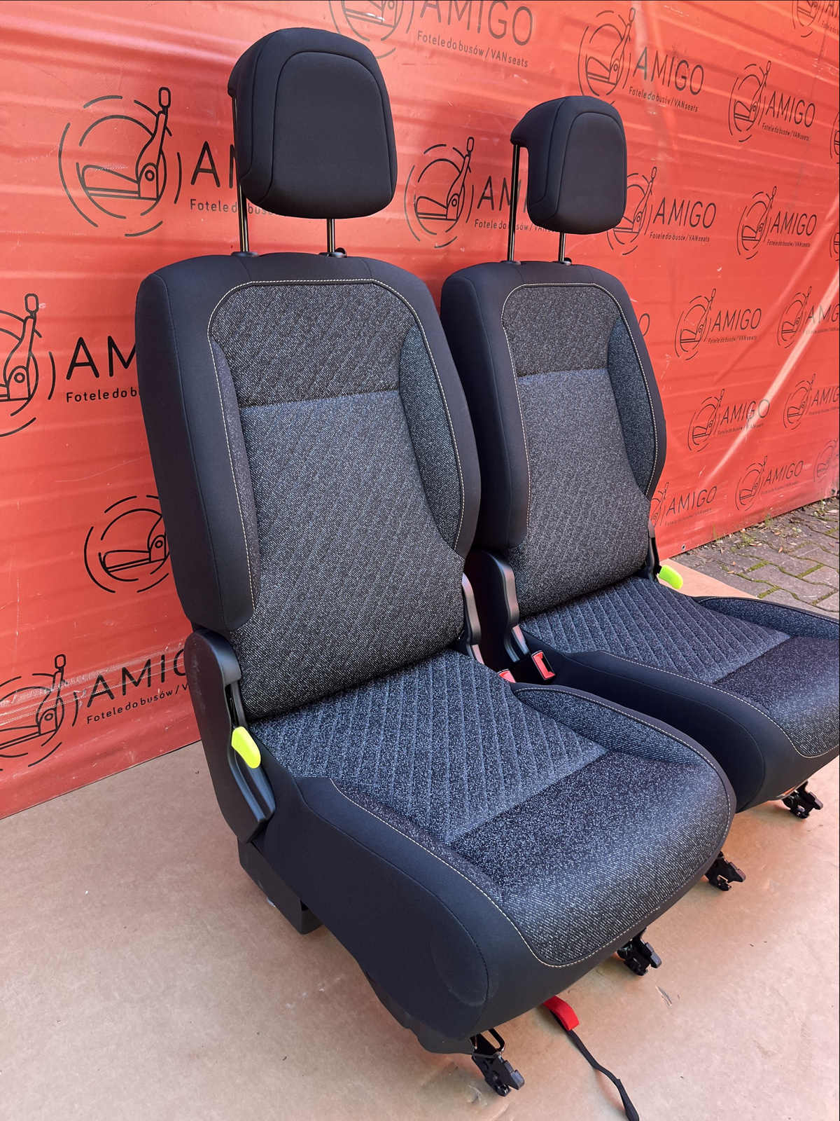 Seats set 3rd row single Berlingo Doblo Combo Partner Rifter ProAce City