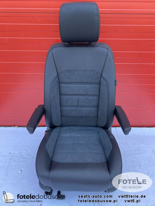 Seat VW T6 T5 front UK passenger | EU driver LEATHER base adjustments armrest heating