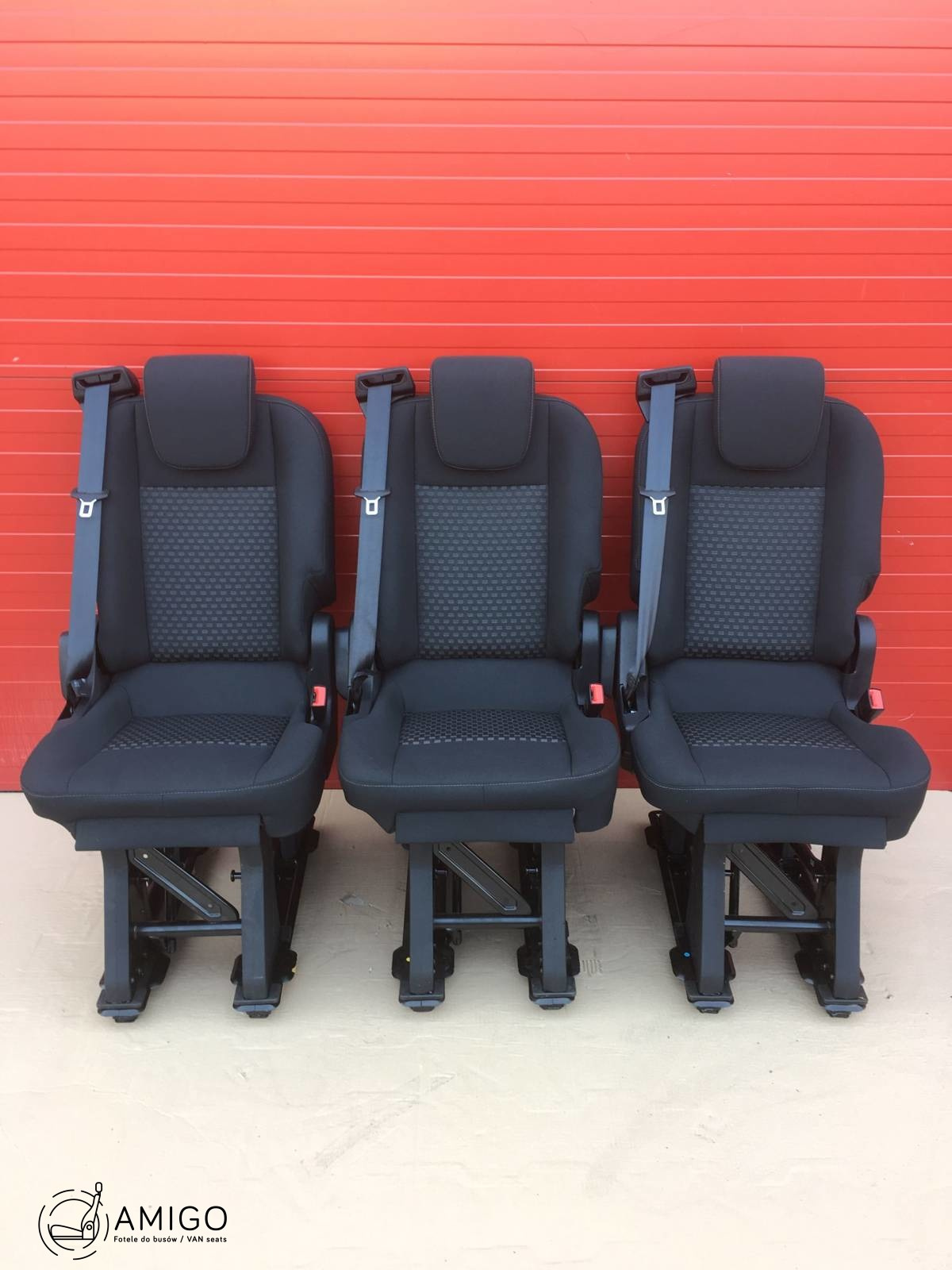 Seat Ford Transit Custom Tourneo bench rear folding seats 3x single seat