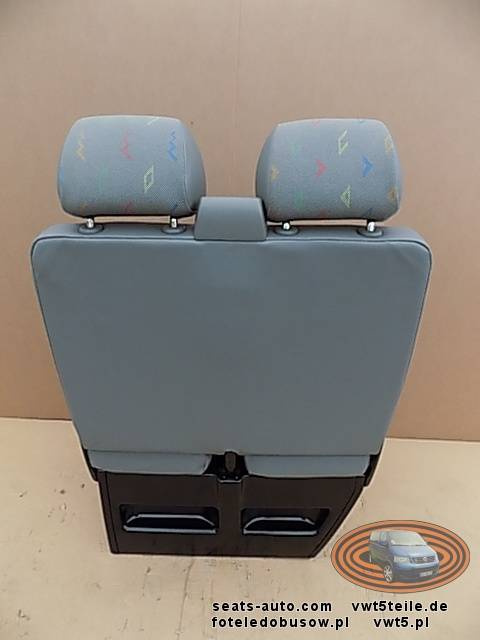 Seat VW T5 double bench passenger seat inca leatherette LHD front