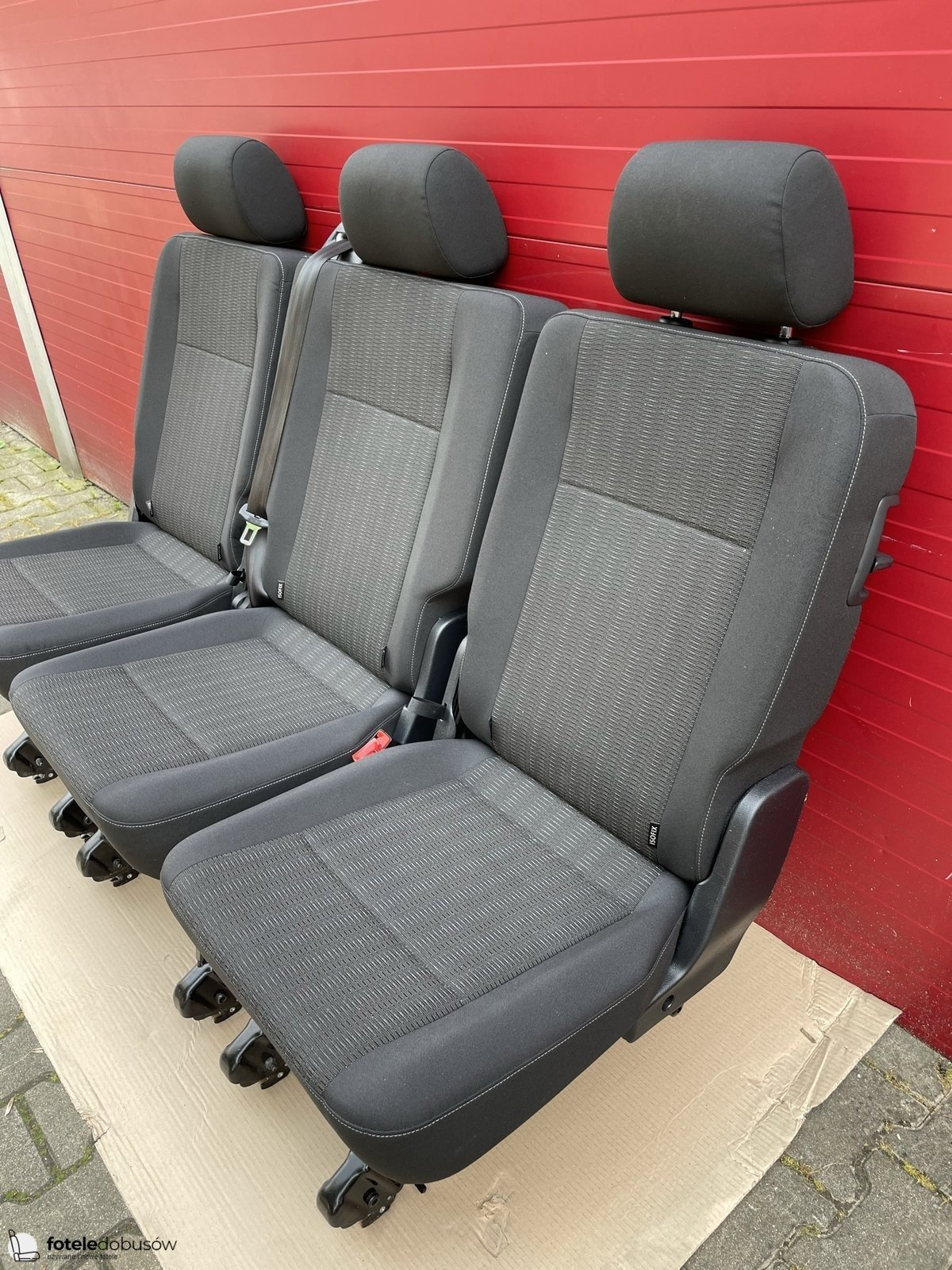 Bench rear triple seat VW T6 Transporter PANDU t5 3x single