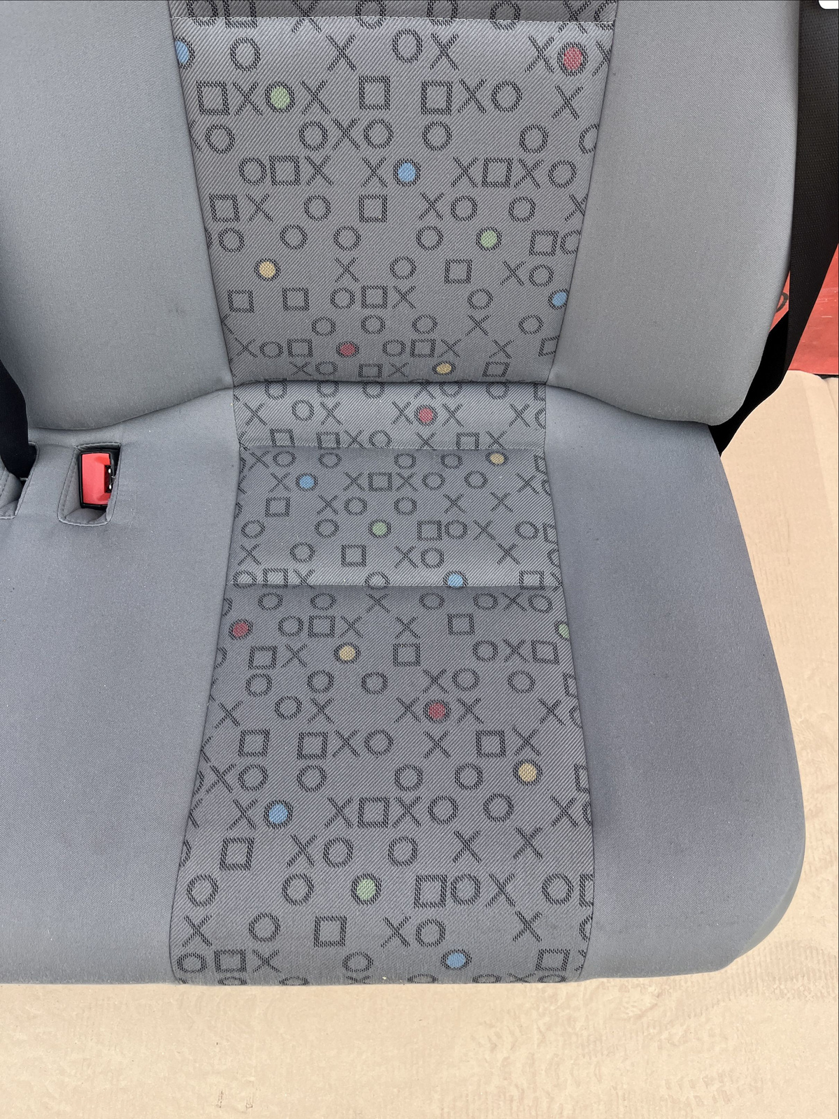 Seat VW Crafter I Mercedes Sprinter W906 2006-2016 rear triple bench OX armrest