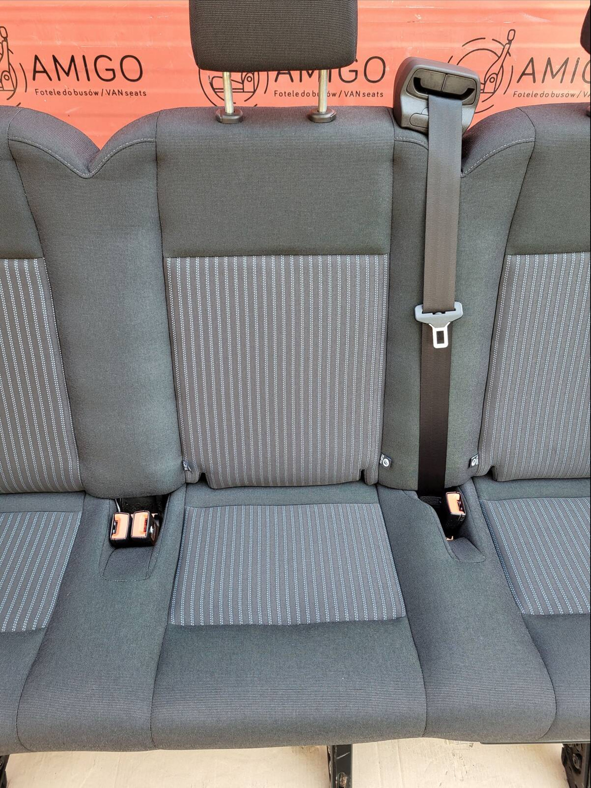 Seat Ford Transit MK8 bench triple rear three-seats V363 Capitol isofix