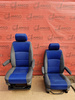 Driver passenger Captain seats seat airbag VW T5 blue DUO Caravelle