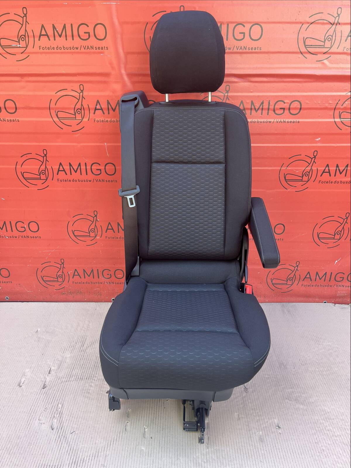 Seat single rear left Renault Trafic SpaceClass V-class W447 Black Connect