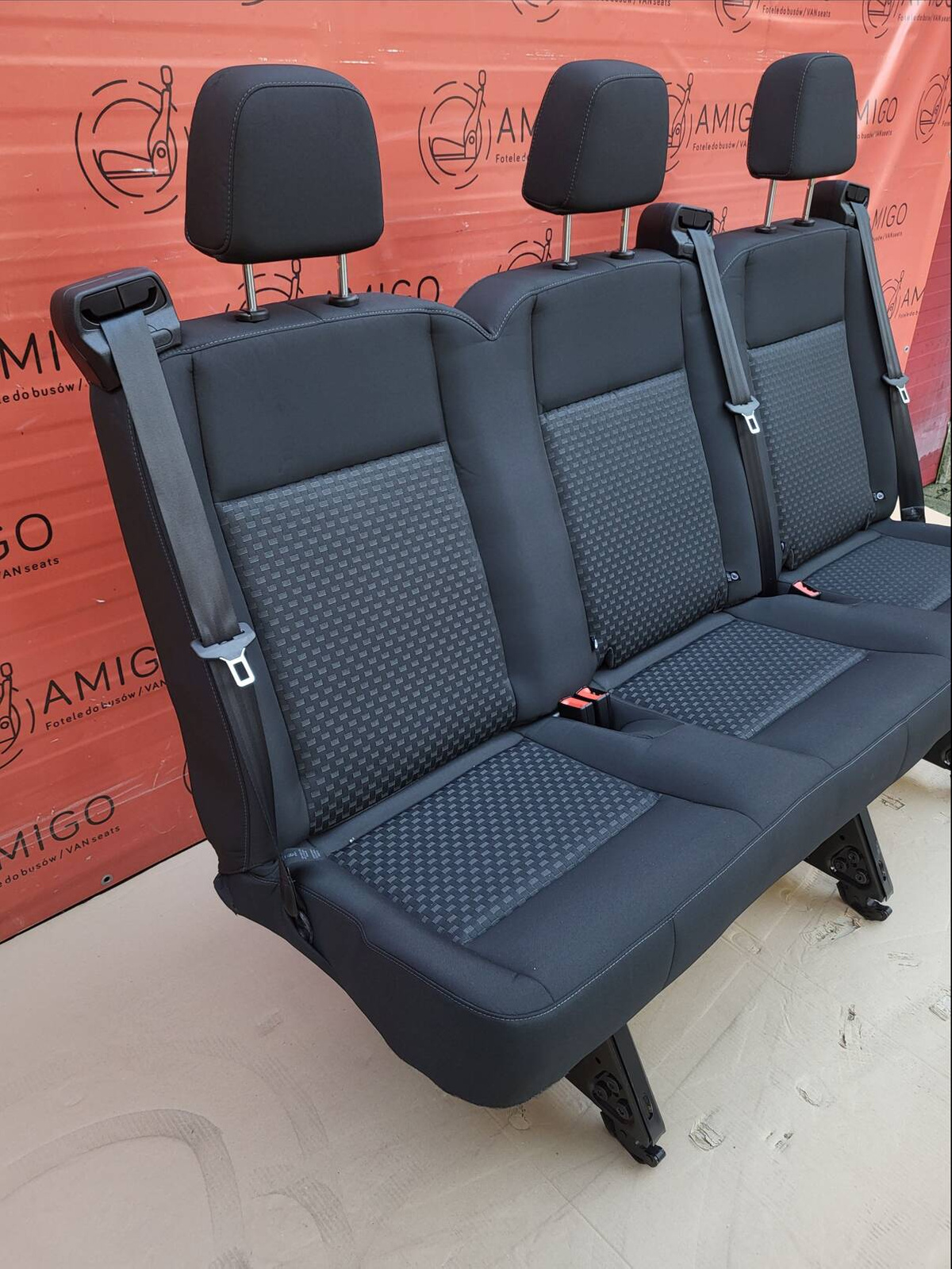 Seat Ford Transit MK8 bench triple rear three-seats V363 Capitol isofix
