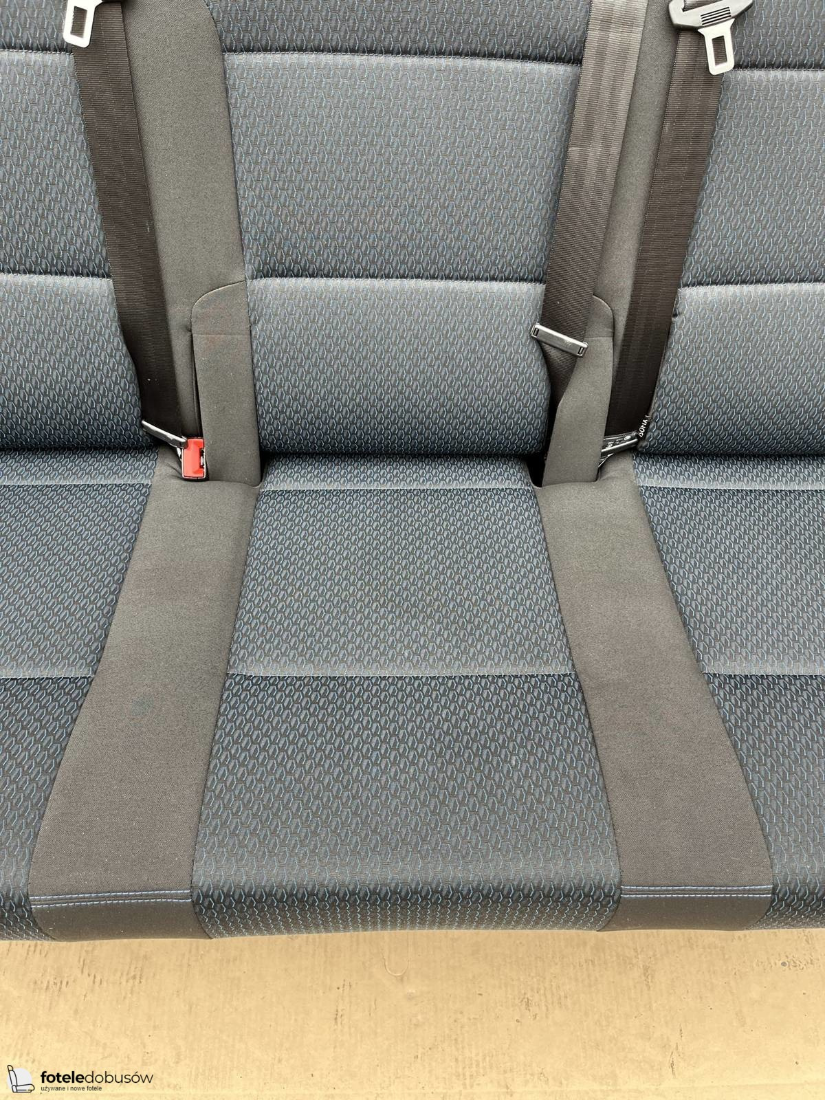 Bench rear triple seat VW T6 Freestyle Kutamo blue Multivan Caravelle t5