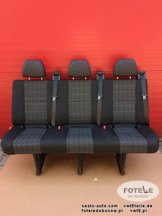 WIDE Seat to Mercedes Sprinter 906 rear triple bench TUNJA isofix