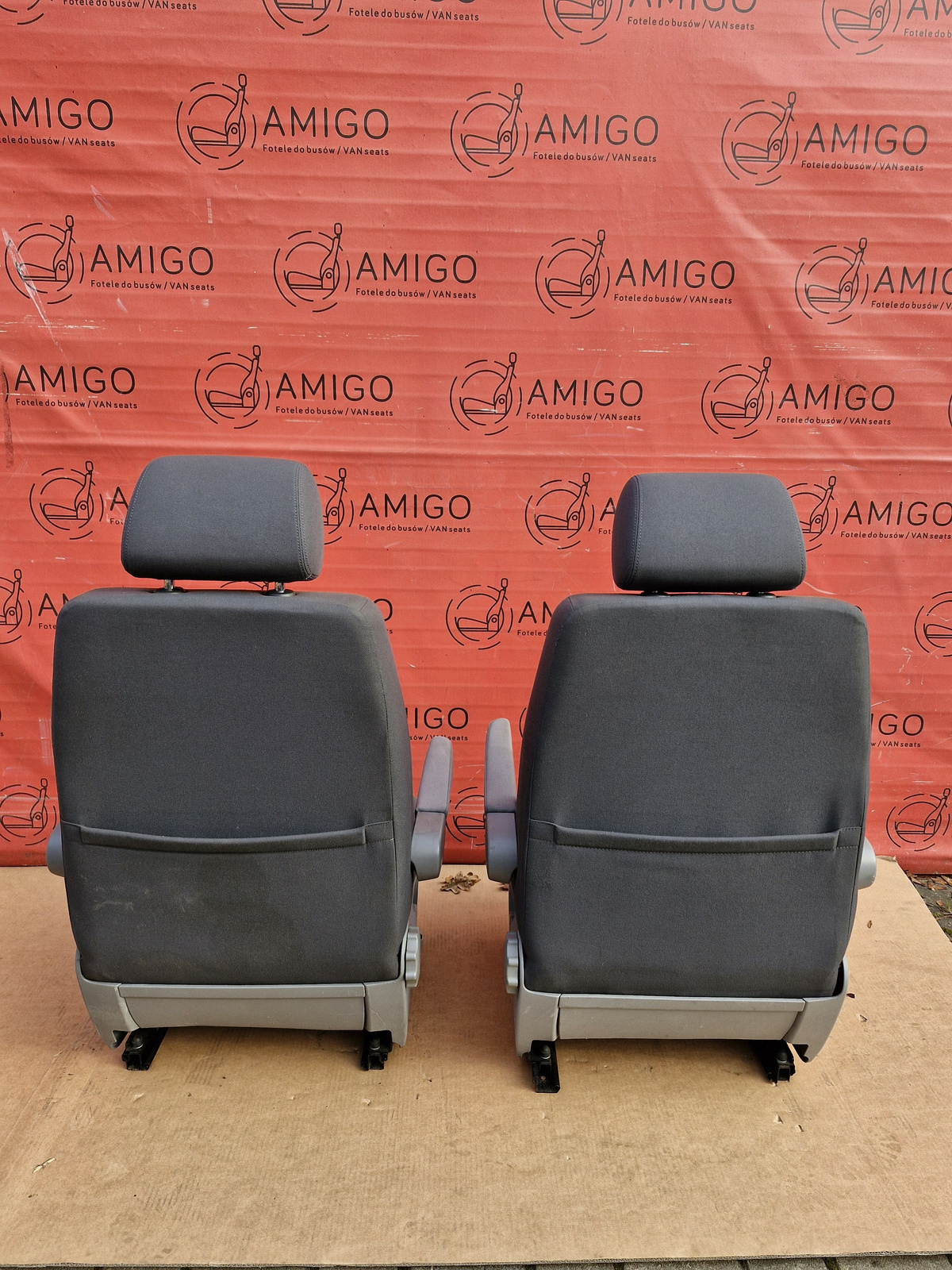 Driver passenger Captain seats seat airbag VW T5 grey Caravelle