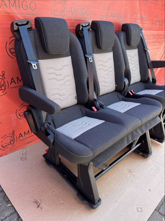 Seat Ford Transit Custom Kombi bench rear seats double single 2nd row RHD ECKO