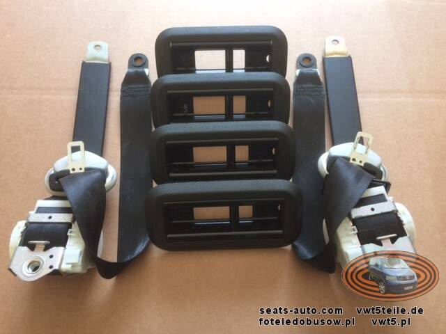 Bench rear triple seat VW T5 Transporter OX | SET TO SECOND ROW belts mounts