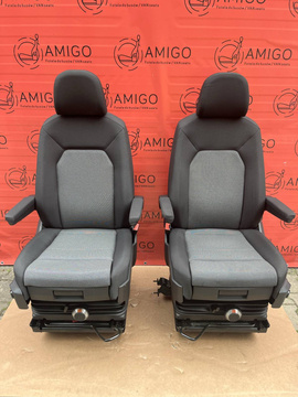 VW Crafter II MAN TGE 2016-2025 driver & passenger seat captain armrest suspension