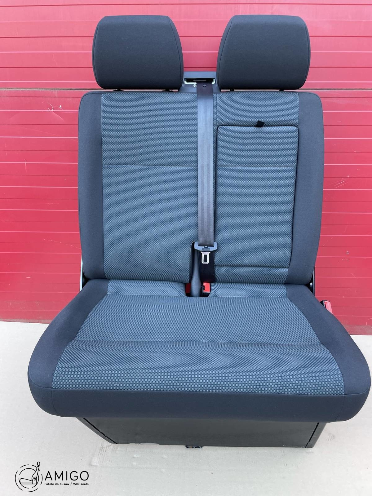 Seat VW T6 T5 double front passenger bench with armrest Simora LHD