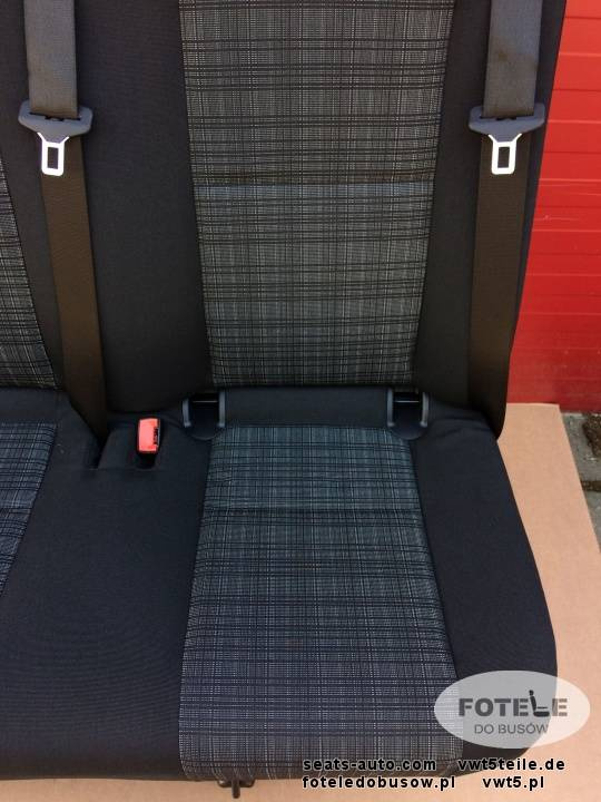 Seat Mercedes Sprinter W906 VW Crafter I 2006-2016 rear triple bench Tunja