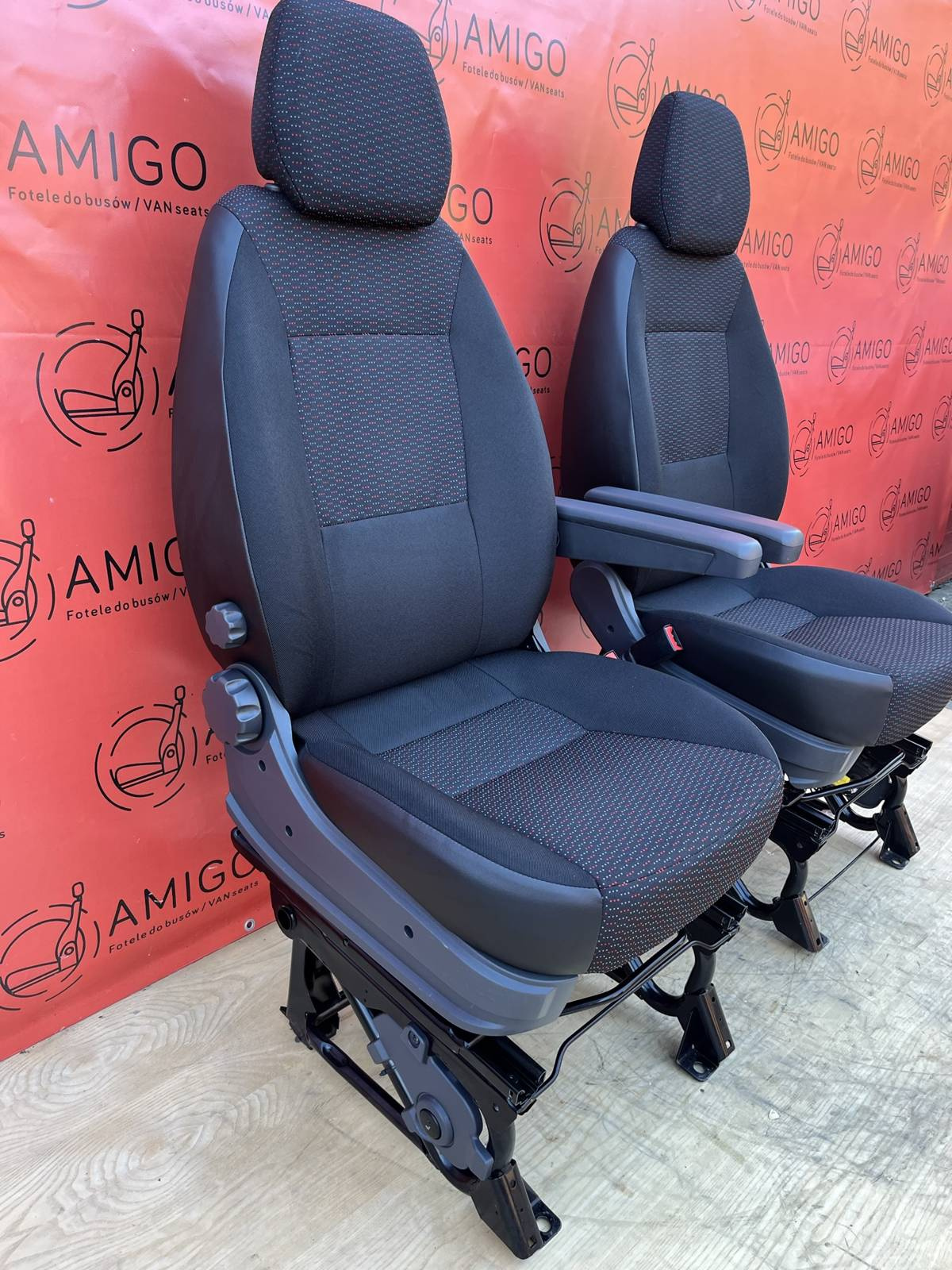 Seats Fiat Ducato Boxer Jumper Relay driver passenger seat armrests heating