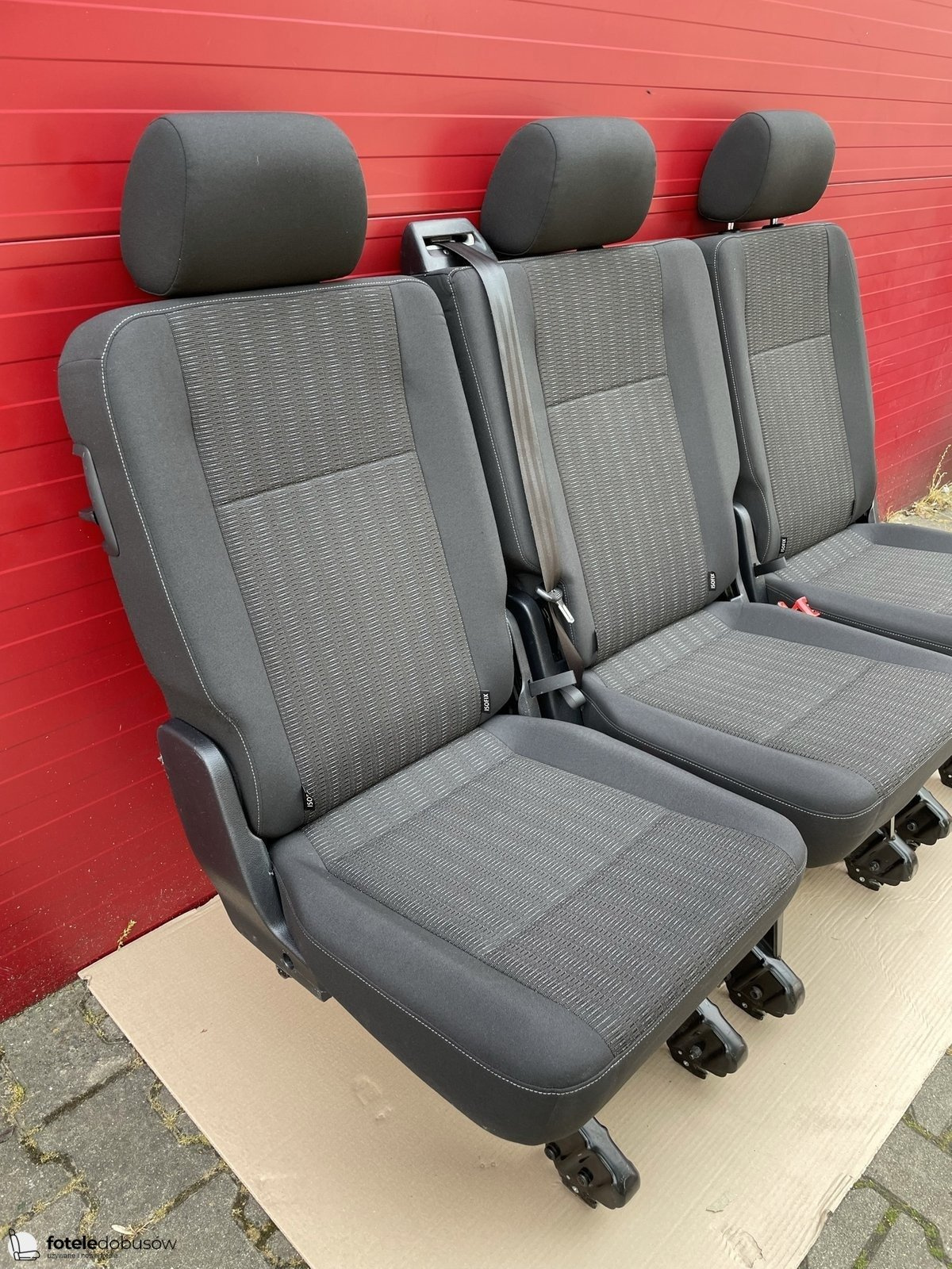 Bench rear triple seat VW T6 Transporter PANDU t5 3x single