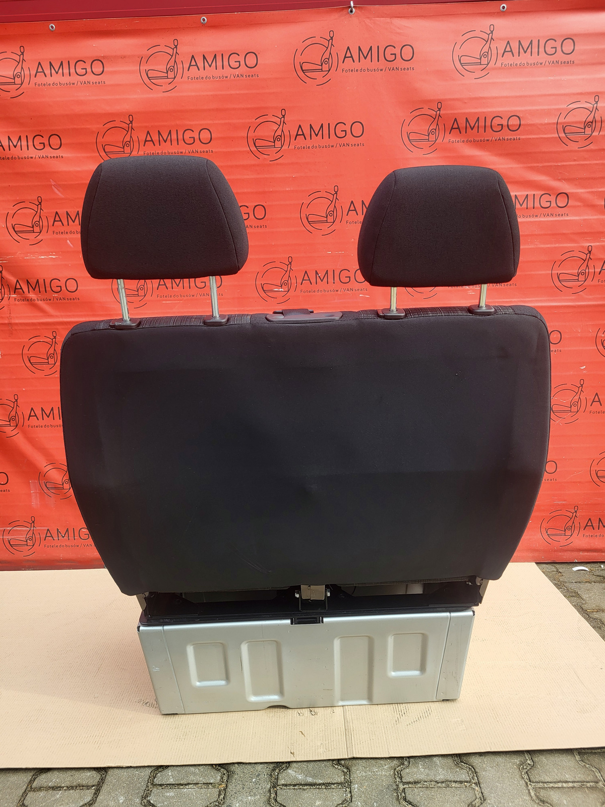 Seat Mercedes Sprinter W907 W910 Bench front double Tunja fabric LHD swivel